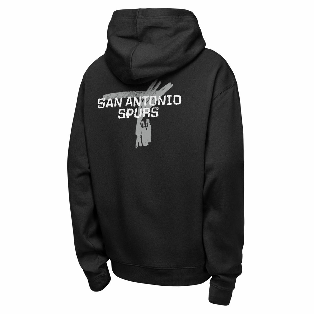 San Antonio Spurs Youth Courtside Club Premiere Hoodie Black - NBA
