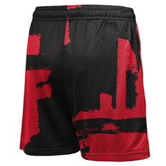 Chicago Bulls Youth Courtside Pro Shot Dri-FIT Mesh Practice Shorts Black/Red - NBA
