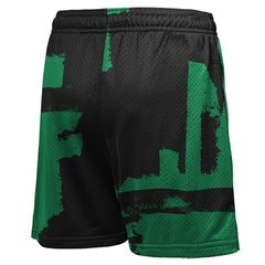 Boston Celtics Youth Courtside Pro Shot Dri-FIT Mesh Practice Shorts Black/Kelly Green - NBA