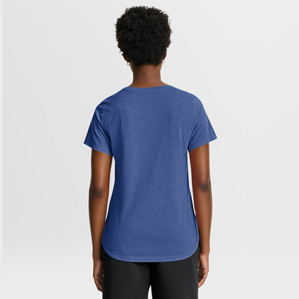 Chicago Cubs Nike Women's Arched Tri-Blend T-Shirt - MLB