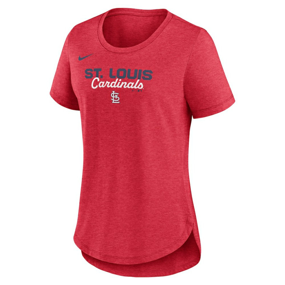 St. Louis Cardinals Nike Women's Arched Tri-Blend T-Shirt - MLB