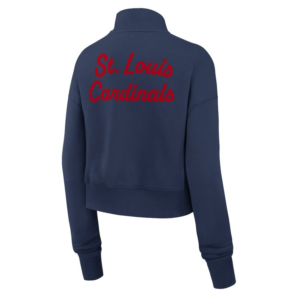 St. Louis Cardinals Nike Women's Primetime Phoenix Fleece Half-Zip Sweatshirt - MLB
