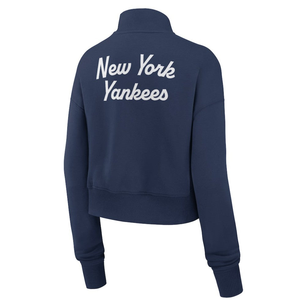 New York Yankees Nike Women's Primetime Phoenix Fleece Half-Zip Sweatshirt - MLB