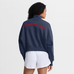 Minnesota Twins Nike Women's Primetime Phoenix Fleece Half-Zip Sweatshirt - MLB