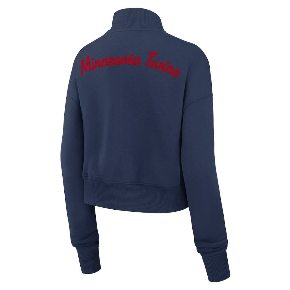 Minnesota Twins Nike Women's Primetime Phoenix Fleece Half-Zip Sweatshirt - MLB