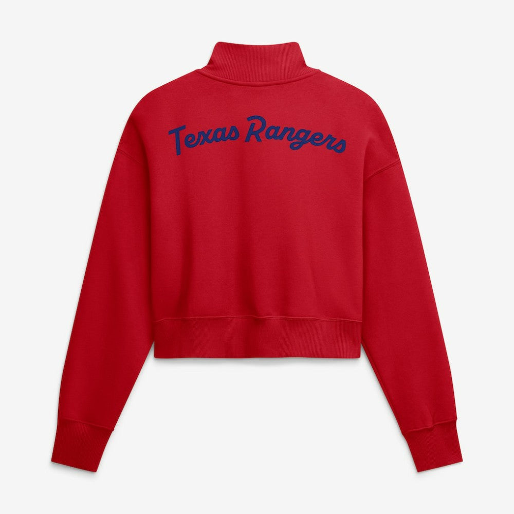 Texas Rangers Nike Women's Primetime Phoenix Fleece Half-Zip Sweatshirt - MLB