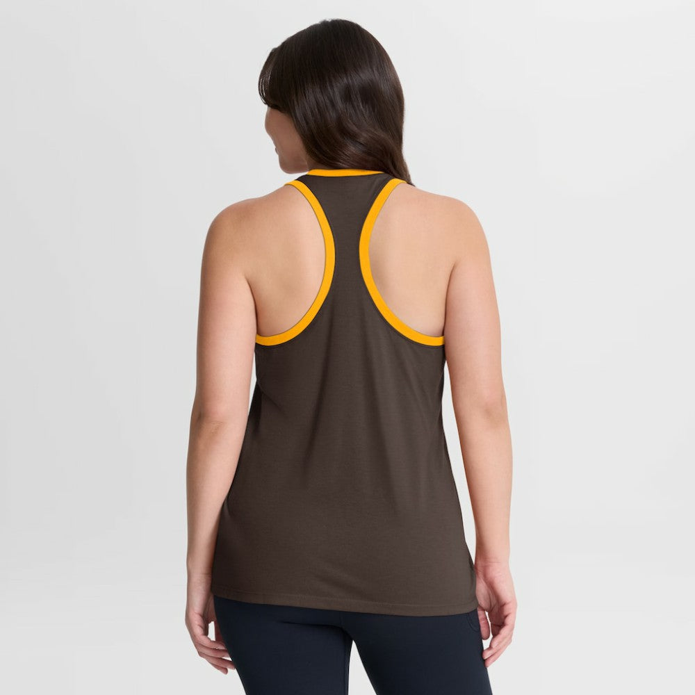 San Diego Padres Nike Women's Tri-Blend Dri-FIT Racerback Tank Top - MLB