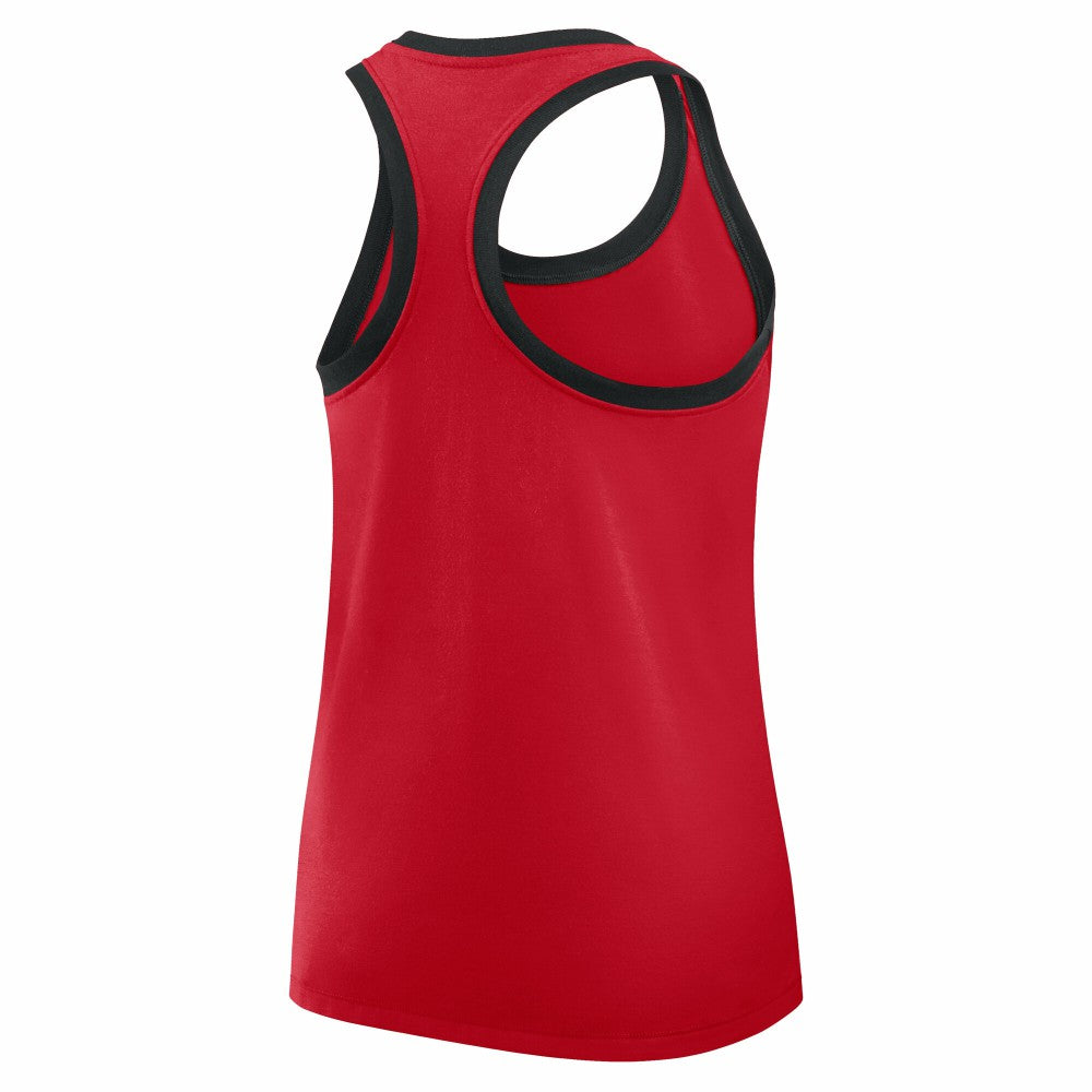 Cincinnati Reds Nike Women's Tri-Blend Dri-FIT Racerback Tank Top - MLB