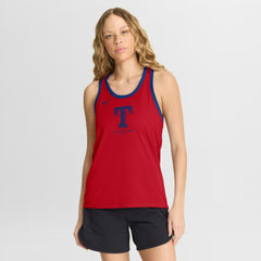Texas Rangers Nike Women's Tri-Blend Dri-FIT Racerback Tank Top - MLB