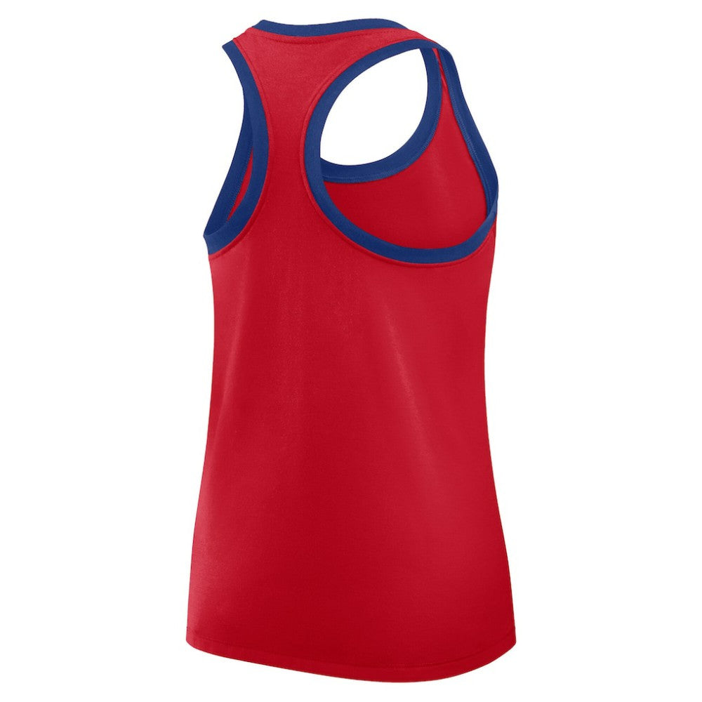 Texas Rangers Nike Women's Tri-Blend Dri-FIT Racerback Tank Top - MLB