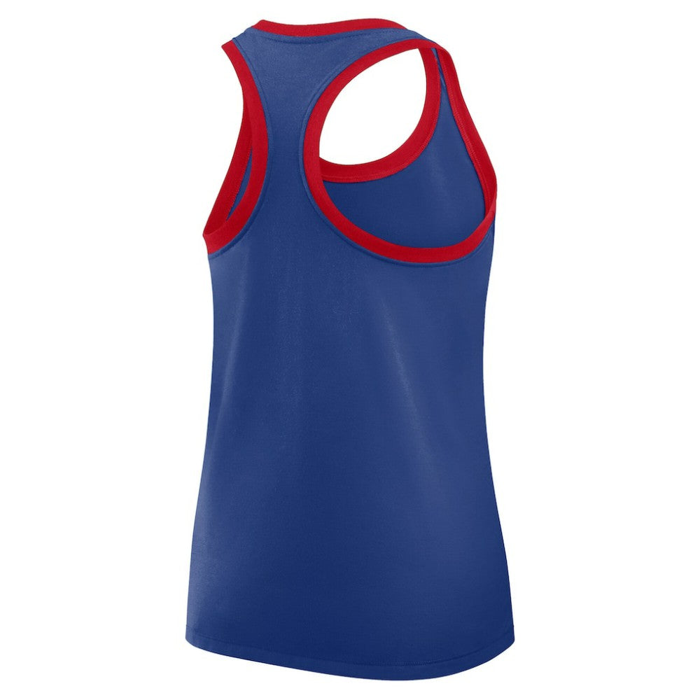 Philadelphia Phillies Nike Women's Tri-Blend Dri-FIT Racerback Tank Top - MLB