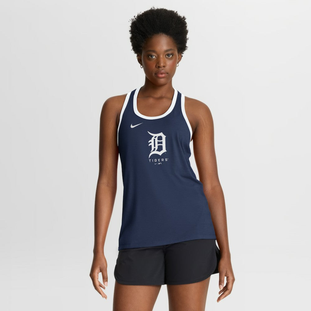 Detroit Tigers Nike Women's Tri-Blend Dri-FIT Racerback Tank Top - MLB