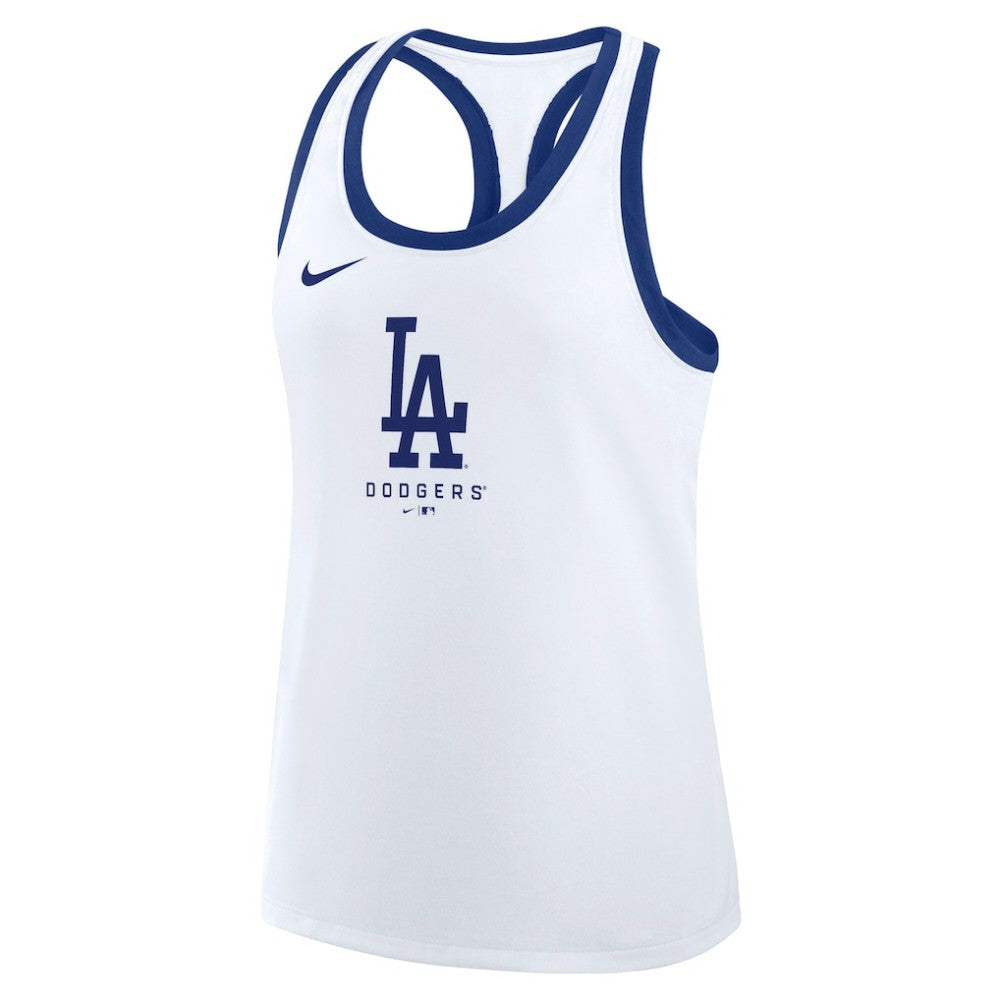 Los Angeles Dodgers Nike Women's Tri-Blend Dri-FIT Racerback Tank Top - MLB