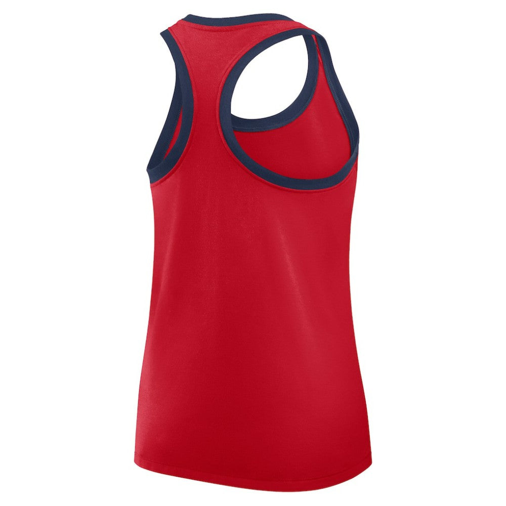 Atlanta Braves Nike Women's Tri-Blend Dri-FIT Racerback Tank Top - MLB
