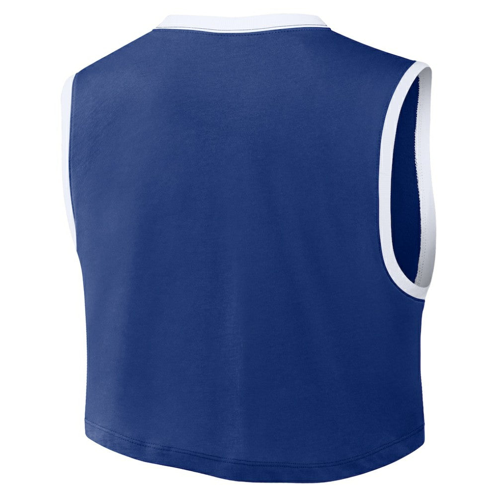 Chicago Cubs Nike Women's Primetime Loose Dri-FIT Cropped Tank Top - MLB
