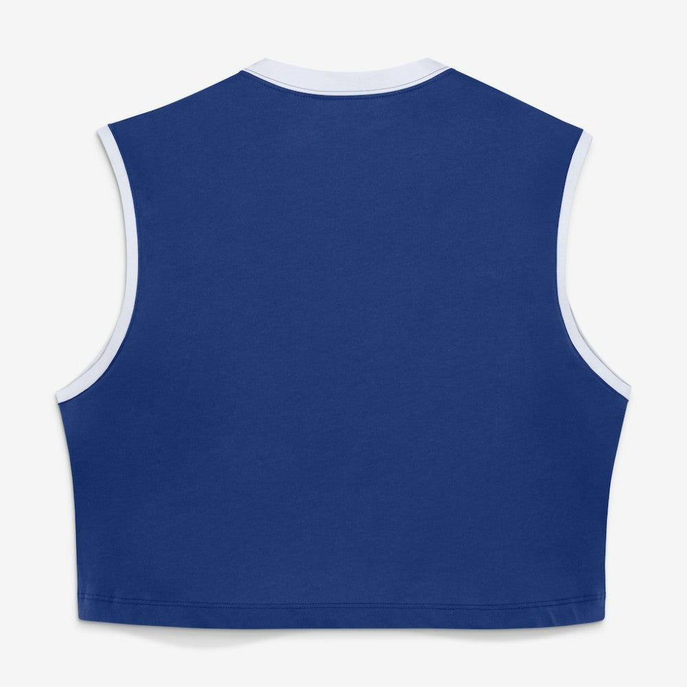 Los Angeles Dodgers Nike Women's Primetime Loose Dri-FIT Cropped Tank Top - MLB