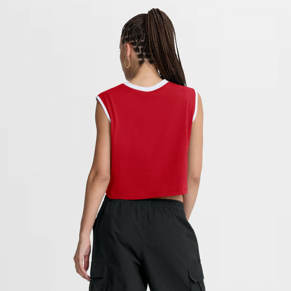 Philadelphia Phillies Nike Women's Primetime Loose Dri-FIT Cropped Tank Top - MLB