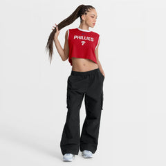 Philadelphia Phillies Nike Women's Primetime Loose Dri-FIT Cropped Tank Top - MLB