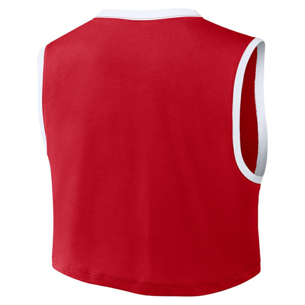 Philadelphia Phillies Nike Women's Primetime Loose Dri-FIT Cropped Tank Top - MLB