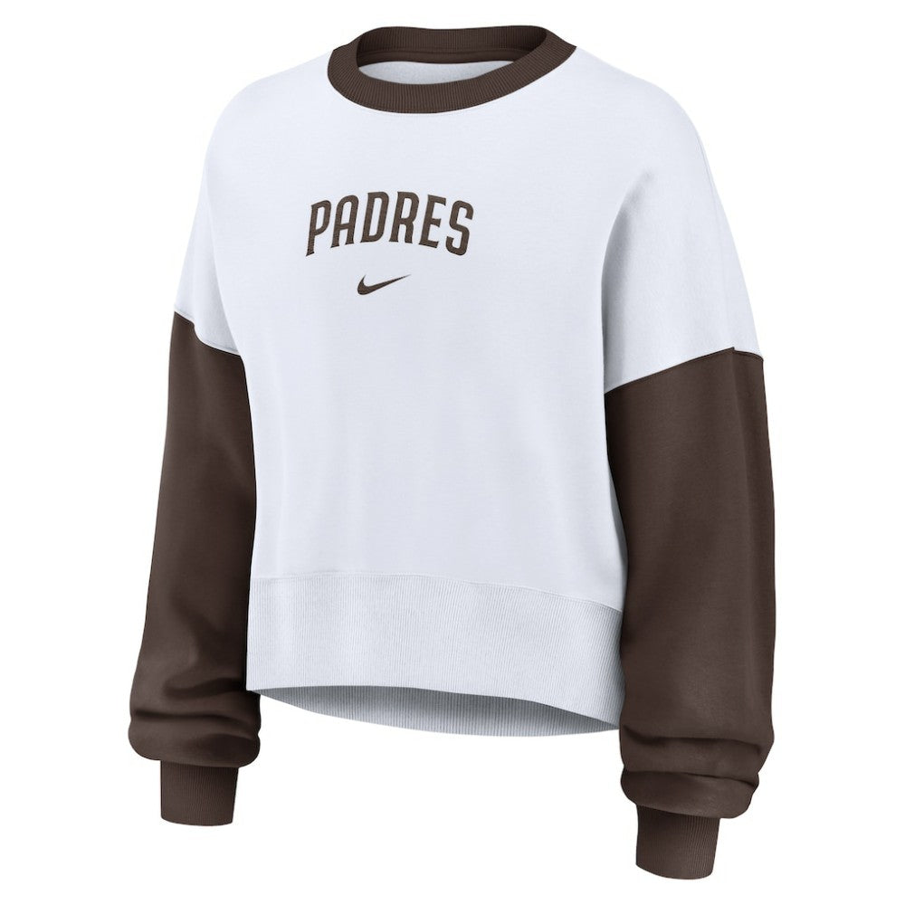 San Diego Padres Nike Women's Oversized High Hip Fleece Sweatshirt - MLB