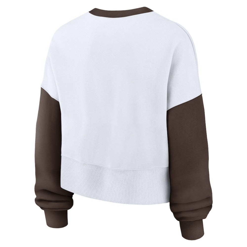 San Diego Padres Nike Women's Oversized High Hip Fleece Sweatshirt - MLB