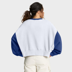 Los Angeles Dodgers Nike Women's Oversized High Hip Fleece Sweatshirt - MLB