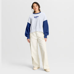 Los Angeles Dodgers Nike Women's Oversized High Hip Fleece Sweatshirt - MLB