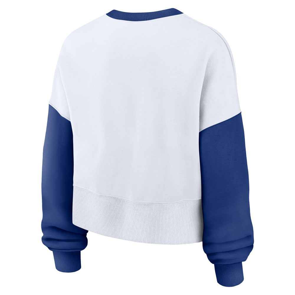 Los Angeles Dodgers Nike Women's Oversized High Hip Fleece Sweatshirt - MLB