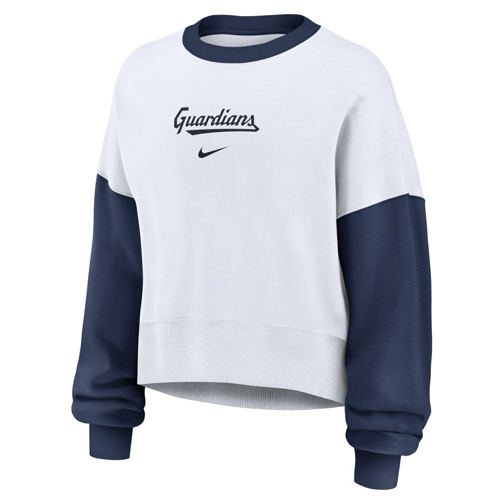 Cleveland Guardians Nike Women's Oversized High Hip Fleece Sweatshirt - MLB