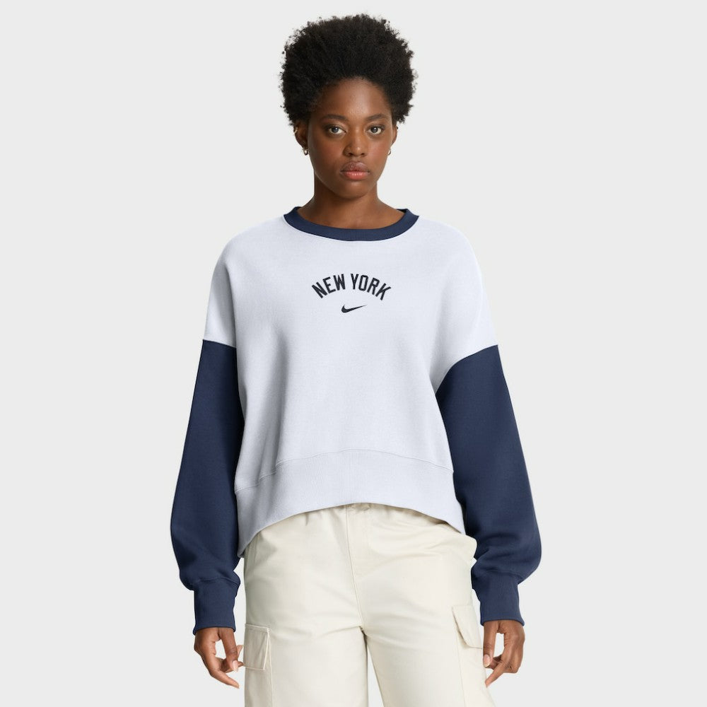 New York Yankees Nike Women's Oversized High Hip Fleece Sweatshirt - MLB