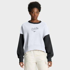 Baltimore Orioles Nike Women's Oversized High Hip Fleece Sweatshirt - MLB