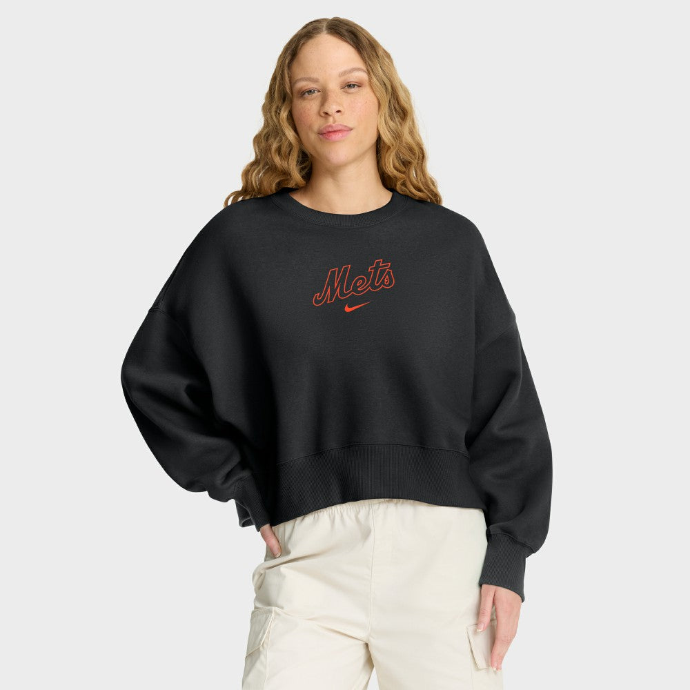 New York Mets Nike Women's Oversized Primetime Sweatshirt - MLB