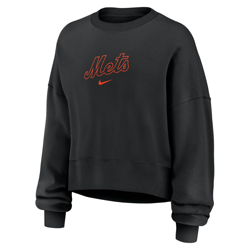 New York Mets Nike Women's Oversized Primetime Sweatshirt - MLB