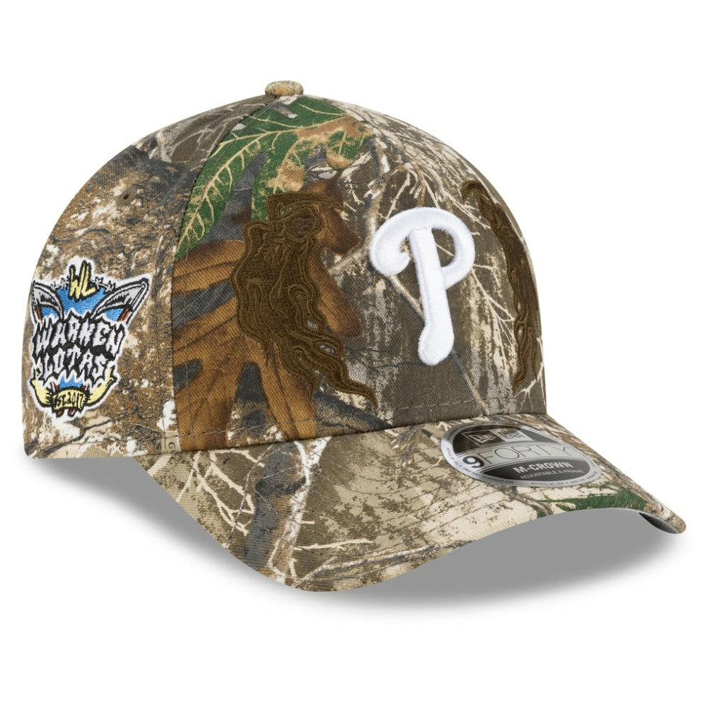 Philadelphia Phillies New Era x Warren Lotas Realtree 9FORTY A-Frame M-Crown Adjustable Hat - MLB