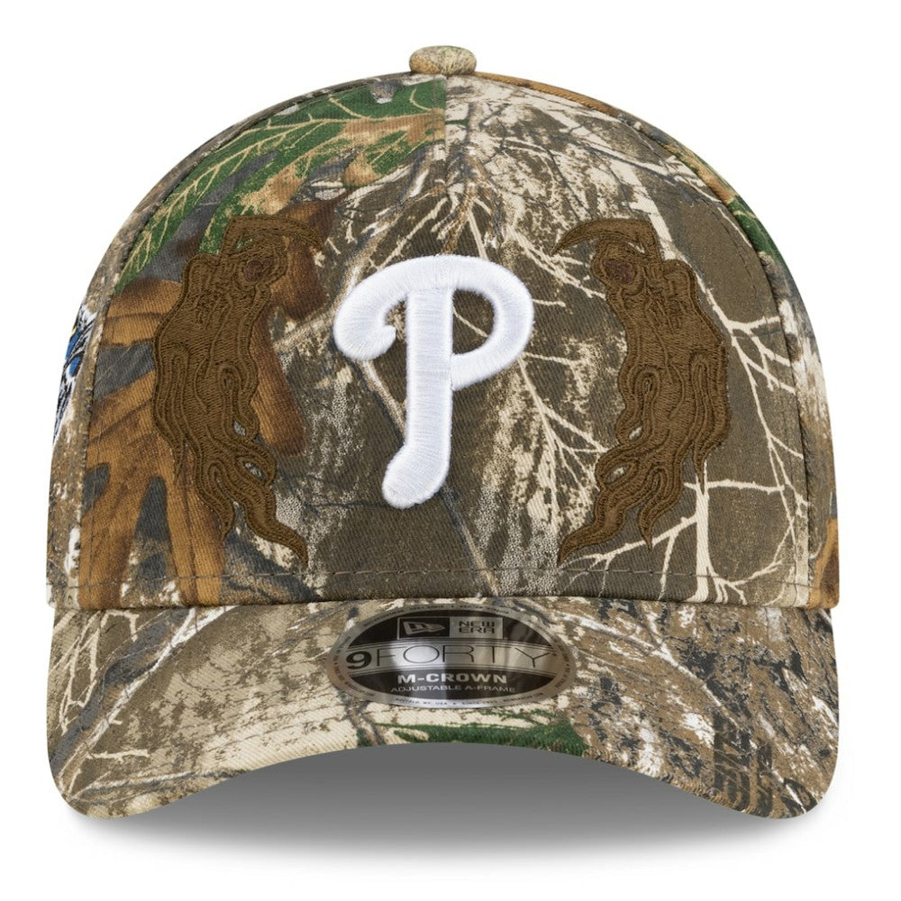 Philadelphia Phillies New Era x Warren Lotas Realtree 9FORTY A-Frame M-Crown Adjustable Hat - MLB