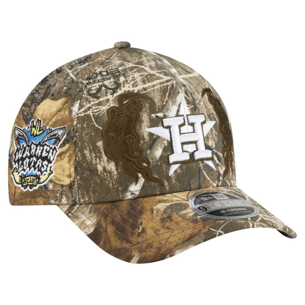 Houston Astros New Era x Warren Lotas Realtree 9FORTY M-Crown A-Frame Adjustable Hat - MLB