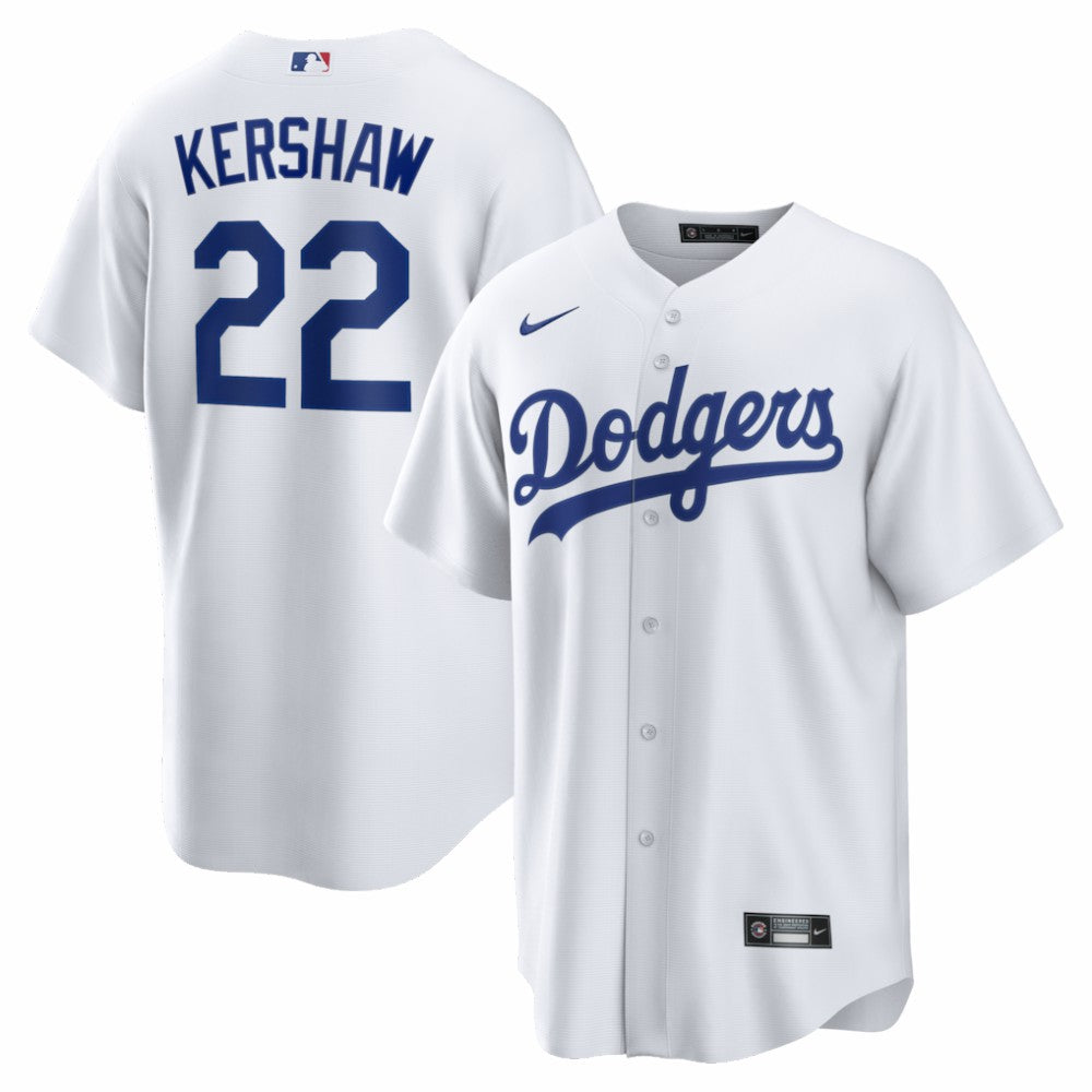 Clayton Kershaw Los Angeles Dodgers Nike Home Replica Jersey - MLB