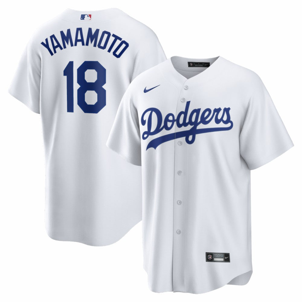 Yoshinobu Yamamoto Los Angeles Dodgers Nike Home Replica Jersey - MLB