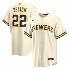 Christian Yelich Milwaukee Brewers Nike Home Replica Jersey - MLB
