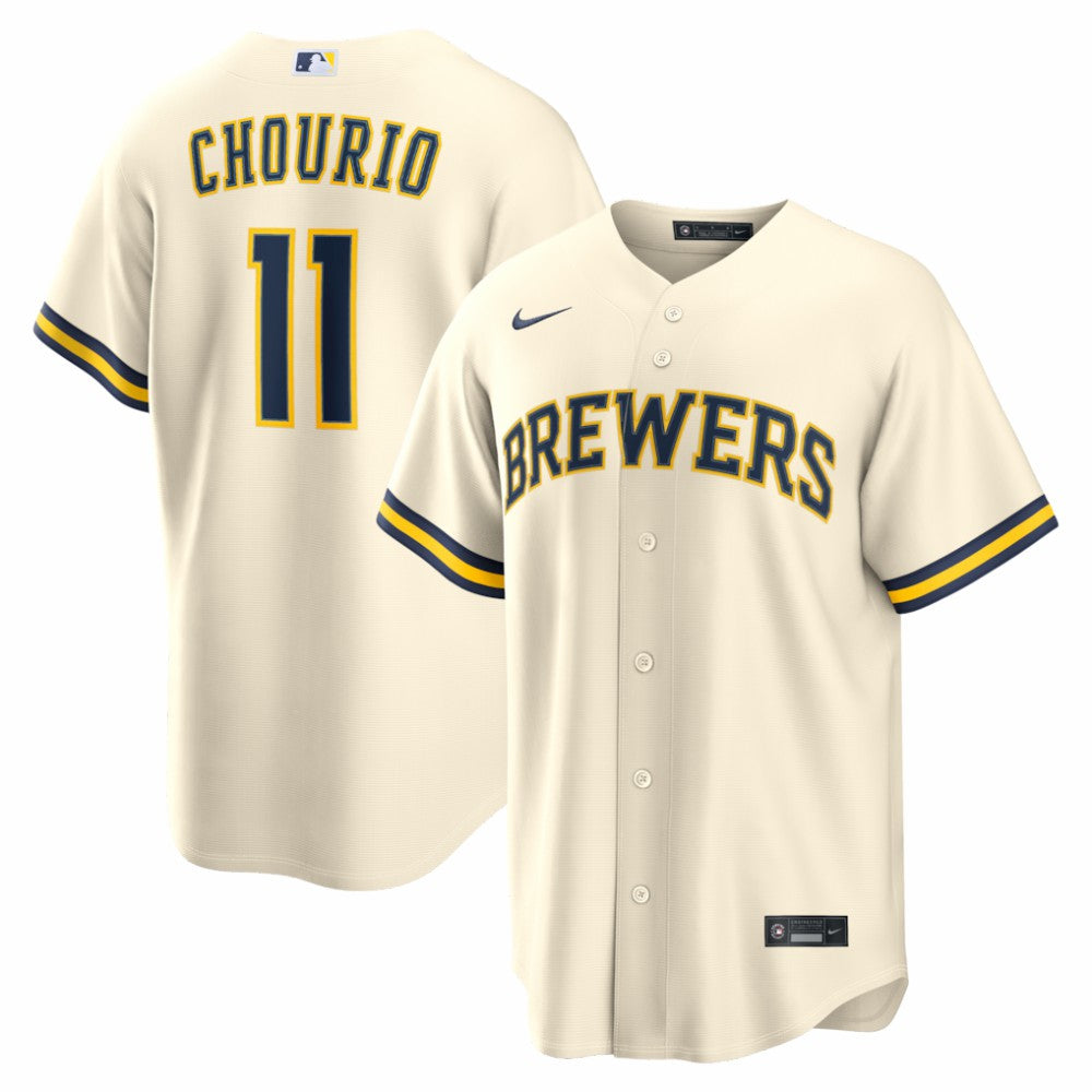 Jackson Chourio Milwaukee Brewers Nike Home Replica Jersey - MLB