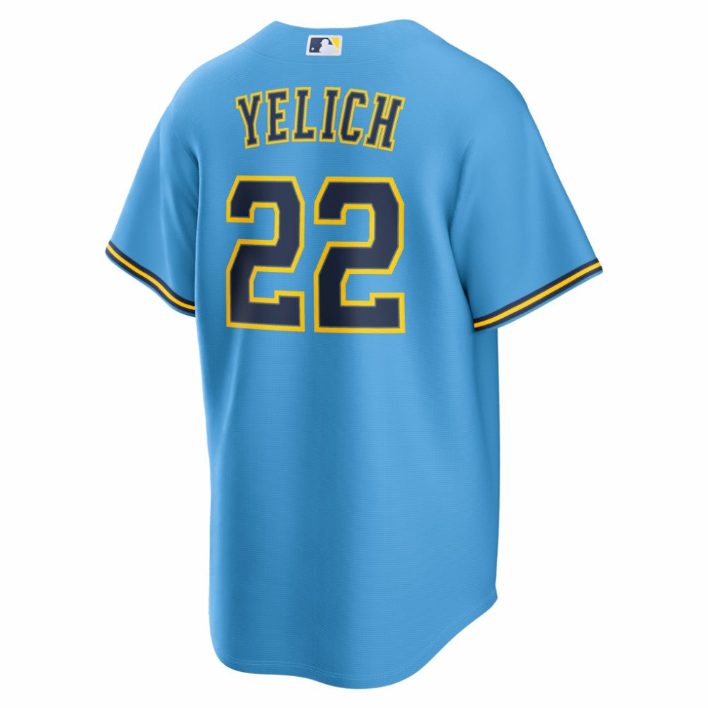 Christian Yelich Milwaukee Brewers Nike Road Replica Jersey - MLB