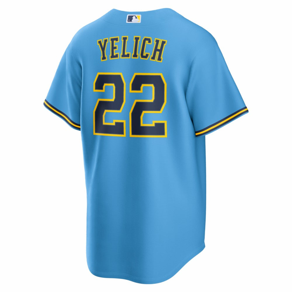Christian Yelich Milwaukee Brewers Nike Road Replica Jersey - MLB