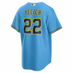 Christian Yelich Milwaukee Brewers Nike Road Replica Jersey - MLB