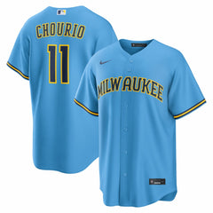 Jackson Chourio Milwaukee Brewers Nike Road Replica Jersey - MLB