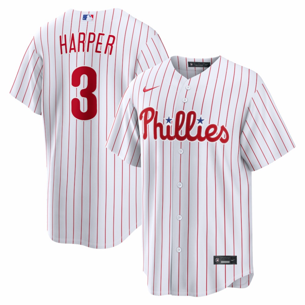 Bryce Harper Philadelphia Phillies Nike Home Replica Jersey - MLB