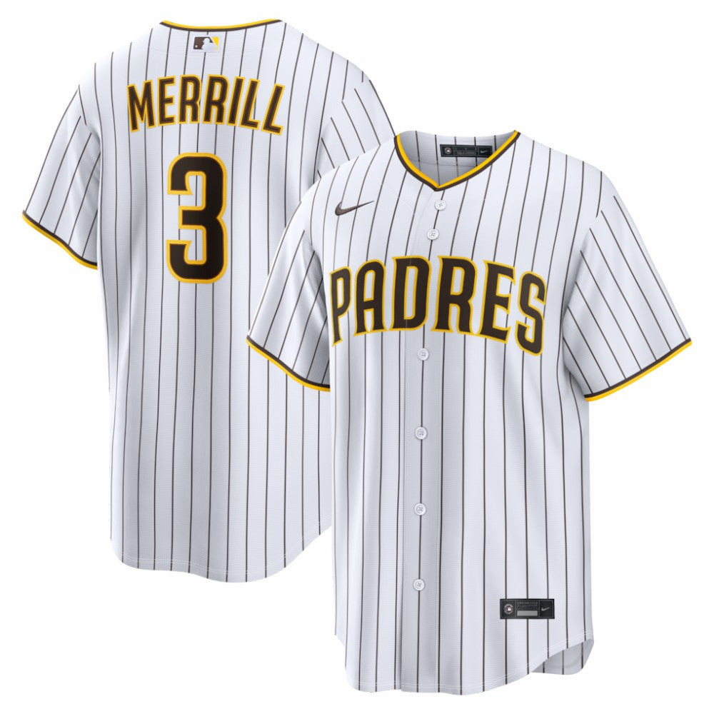 Jackson Merrill San Diego Padres Nike Home Replica Player Jersey - MLB