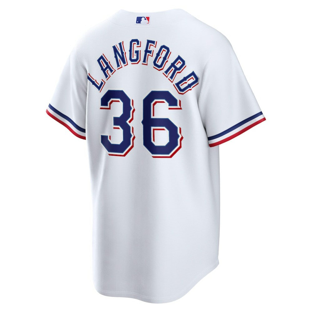 Wyatt Langford Texas Rangers Nike Home Replica Jersey - MLB