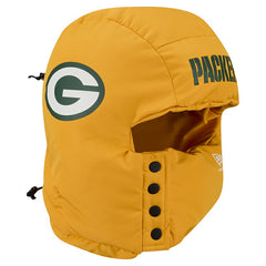 Green Bay Packers New Era Puffer Balaclava Gold | NFL
