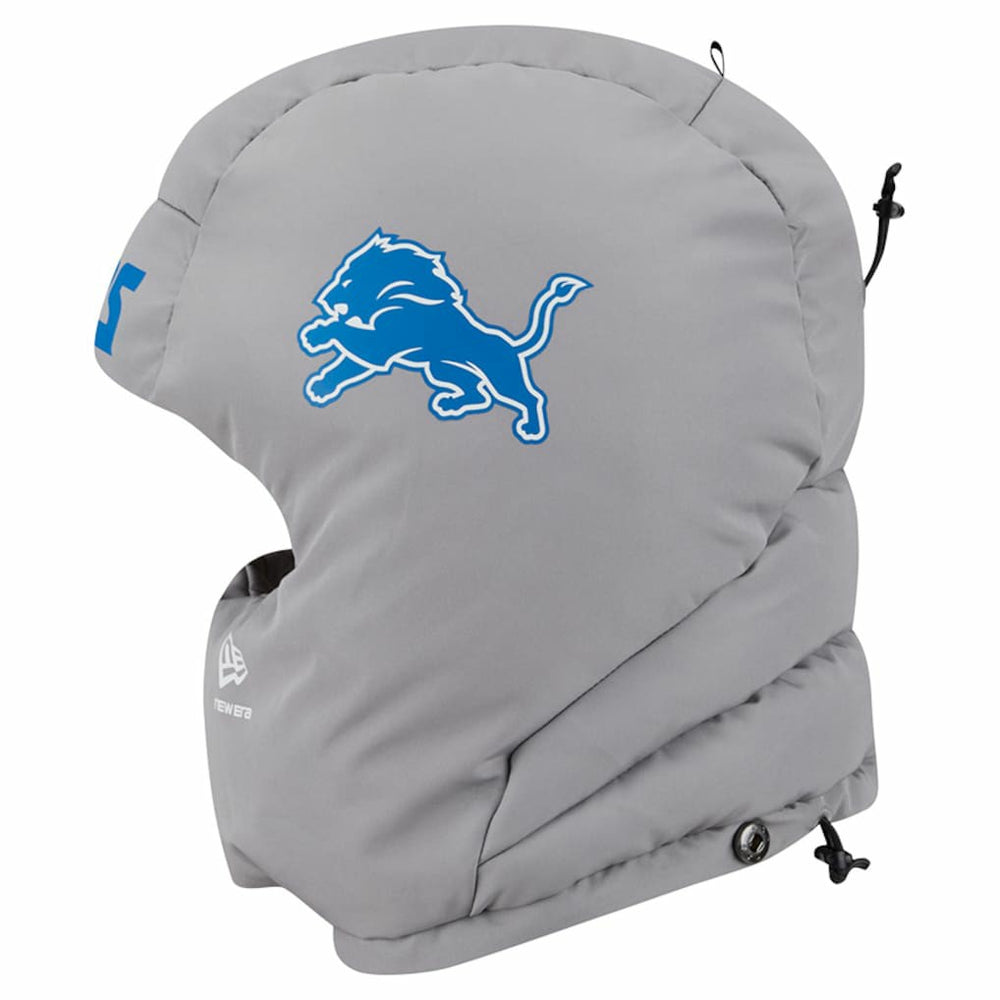 Detroit Lions New Era Puffer Balaclava Gray | NFL
