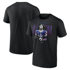 Josh Allen Buffalo Bills Humble Shadow Player T-Shirt Black | NFL